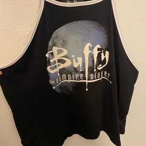 Buffy the vampire slayer cropped halter top